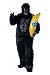 Gorilla Mascot with mask, shaggy body jumpsuit, inset chest piece, gorilla hands and shoe coverings