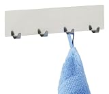 Produkt-Bild: Wenko 4480020100 Hakenleiste Esperia - 4 Haken, selbstklebend, Edelstahl gl&auml;nzend, rostfrei, 19 x 4.2 x 2 cm