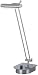 Modern Sleek Polished Steel Adjustable LED Desk Lamp