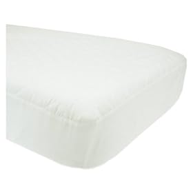 American Baby Company Waterproof Fitted Quilted Crib and Toddler Mattress Pad Cover