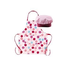 Miniamo Cupcakes Two Piece Child's Chef Set with Hat and Apron