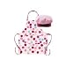 from Kitchen Craft Miniamo Cupcakes Two Piece Childs Chef Set with Hat and Apron
