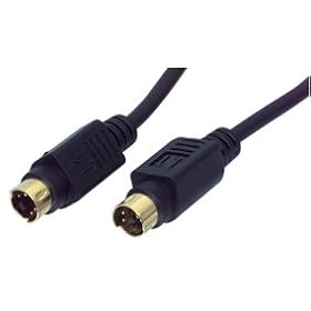 3m S-Video S-VHS Male to Male Cable Svideo SVHS Lead PC Laptop VHS TV DVD Gold