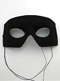 Unisex Black Fabric Italian Masks Costume Masquerade Venetian Mask