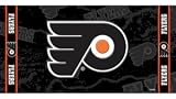 Philadelphia Flyers Beach Towel Featuring Colorfast Team Graphics Fiber Reactive Printed