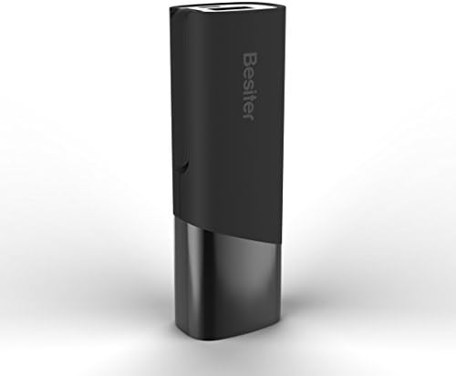 Broadcore Besiter 2500mAh External Mobile Battery Charger Pack Universal Powerbank with LED light for iPhone 6 PLus ( Black Color )