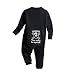 Personalized Halloween Decorations - Too Cute Skull Long Johns-Girl-5/6