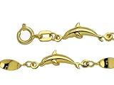 9-10 14k Yellow Gold Ankle Bracelets