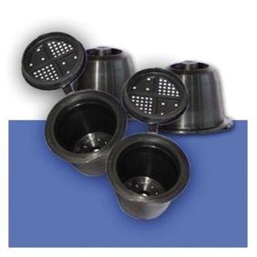 CoffeeDuck Refillable Coffee Capsules For Nespresso - 3 Pods - These Espresso Cups fit all Nespresso machines from after October 2010