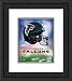 Framed Helmet Logo Atlanta Falcons Photograph