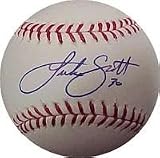 Luke Scott Autographed/Hand Signed MLB Baseball