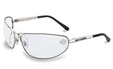 UPC 603390114304 product image for Harley-Davidson HD501 Safety Glasses with Silver Matte Frame and Clear Tint Hard | upcitemdb.com