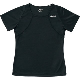 アシックス WsランニングTシャツ 半袖 XX720N ブラック レディース