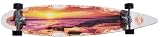 Krown Sunset City Surf Longboard Skateboard