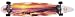 Krown Sunset City Surf Longboard Skateboard