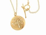 Tree of Life in Gold with Diamonds by Yazuko Azuma