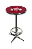 Mississippi State Bulldogs Bar Pub Table Chrome