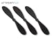 Maxx Products 5x5 Carbon Fiber Pusher Electric RC Airplane Propellers (Qty: 3) Image