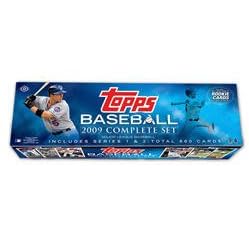 2009 Topps Baseball Factory Set Hobby Plus 2 Five-card Cello Packs of Hobby Exclusive Rookie Variation Cards.