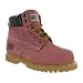 SafetyGirl Steel Toe Waterproof Womens Work Boots - Light Pink (7.5M)