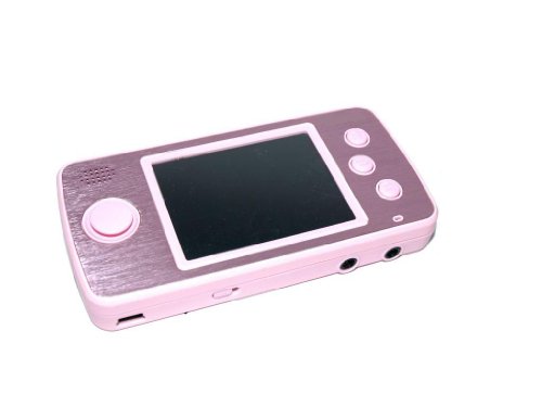 VOSSTRONICS Karaoke Player 4GB rosa mobil mit Video MP3 und Dias