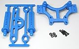 RPM 80165 Shock Tower Adjustable Mounts Blue T E-Maxx Blue