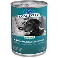 Blue Buffalo Longevity 12-Pack Canned Food for Mature Dogs, 12-1/2-Ounce Cans