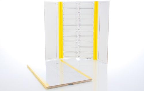 Premiere Brand 20 Capacity Slide Folder, Yellow (Pack of 2)