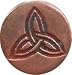 Trinity symbol Wax Seal Stamp (Wood Handle)