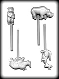 Zoo Animals Sucker Hard Candy Mold