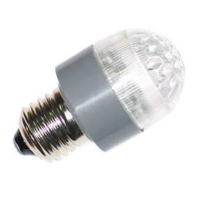 24 LED 110 Volt Globe Screw in Base Light bulb, White by 