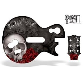 Guitar Hero 3 Skin for Nintendo Wii - Bone Collector Black