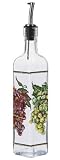 Oil/Vinegar Bottle Grapes of Wine 3OB 855
