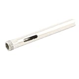 uxcell　ガラスホールソー　花崗岩ホールソー　ダイヤモンドコーティング　穴径6mm　シルバートーン