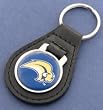 Buffalo Sabres Dark Blue Leather Keychain