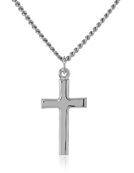 Bob Siemon Plain Cross Pendant Necklace, 24"