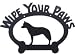 Wipe Your Paws Sign - Australian Cattle Dog