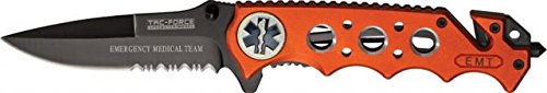 Miscellaneous Speed Rescue Folding Knife,3.5in,Black Partially Serrated Assisted Opening YC-611EMO Miscellaneous Speed Rescue Folding Knife,3.5in,Black Partially Serrated Assisted Opening YC-611EMO