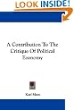 A Contribution to the Critique of Political Economy
