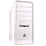 11-Bay ATX Computer Case with 300-Watt Power Supply (White)
