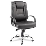 31bxvrRxDWL. SL160  ALERA Ravino Big & Tall Series High Back Swivel/Tilt Leather Chair, 450lb Cap., Black