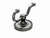 Top Knobs ED2AP Antique Pewter Edwardian Bath Edwardian Bath Double Robe Hook ED2