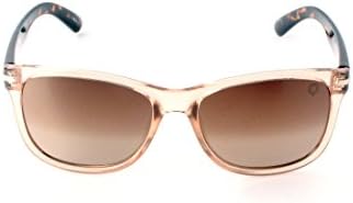 SAFARI Eyewear Adult Micah Wayfarer 55 17-141 Clear Brown and Brown Tortoise Shell Metallic Bronze