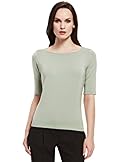  Autograph Modal Rich Slash Neck Plain Top