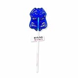 Melville Candy Lollipops, Police Badge, 1-Ounce Lollipops (Pack of 24)