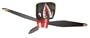 Craftmade WB3448TS 48-Inch Tiger Shark Warplane Ceiling Fan with Blades