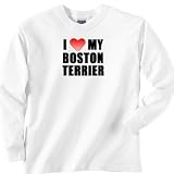 I Love My Boston Terrier Sweatshirt