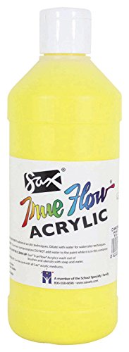 Sax True Flow Medium-Bodied Acrylic Paint - Pint - Chrome Yellow