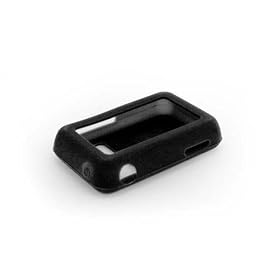 Tuff-Luv Slim and Lite Silicone Skin Case Cover for Sandisk Sansa Clip  - Black