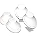 4 White Adjustable Necklace Chain Bust Display Fixtures